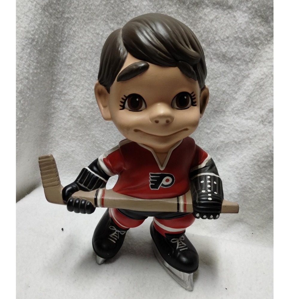 Vintage Atlantic Mold Bobby Clarke Philadelphia Flyers Ceramic‎ Figure 10"
